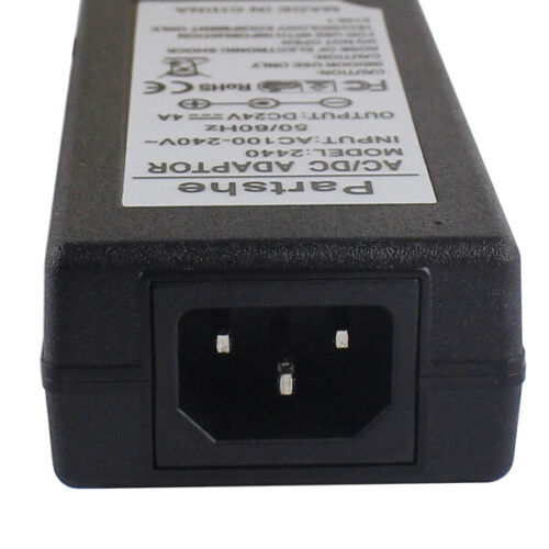 24V 4A AC Adapter 6.0*3.0 for Javelin J100i J110i J110m J120i Printer Supply