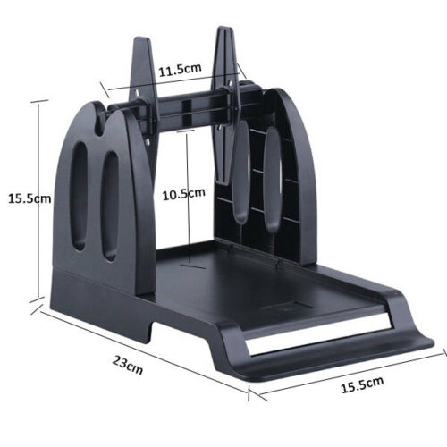 External Barcode Printer Paper Stand Stent for Zebra TSC Argox Datamax -Black aa