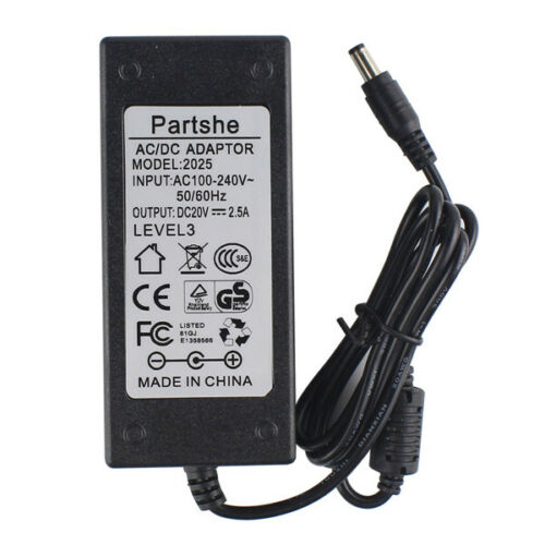 AC Adapter Power Supply Charger For Zebra TLP2844 TLP2824 Thermal Printer 20V