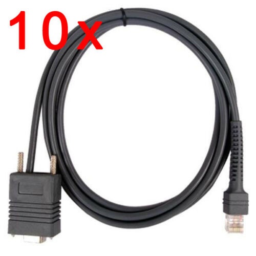 10x 6FT RS232 Serial Cable For Motorola Symbol LS2208 LS4208 CBA-R01-S07PAR